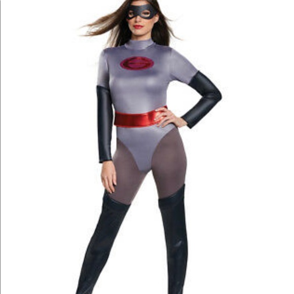 Disney INCREDIBLES ELASTIC GIRL WOMENS Costume XL pixar plus sz sexy - Picture 1 of 9